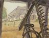 Добужинский М.В. Двор в Шаукенай. 1934. ЛГХМ